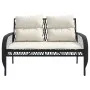 4-piece garden sofa set with black synthetic rattan cushions by vidaXL, Garden sets - Ref: Foro24-368726, Price: 352,90 €, Di...