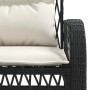 4-piece garden sofa set with black synthetic rattan cushions by vidaXL, Garden sets - Ref: Foro24-368726, Price: 250,25 €, Di...