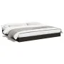 Estructura de cama madera de ingeniería negra 200x200 cm de vidaXL, Camas y somieres - Ref: Foro24-841994, Precio: 94,13 €, D...