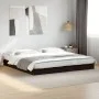 Black engineered wood bed frame 200x200 cm by vidaXL, Beds and slatted bases - Ref: Foro24-841994, Price: 94,33 €, Discount: %