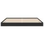 Black engineered wood bed frame 200x200 cm by vidaXL, Beds and slatted bases - Ref: Foro24-841994, Price: 94,33 €, Discount: %
