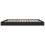 Black engineered wood bed frame 200x200 cm by vidaXL, Beds and slatted bases - Ref: Foro24-841994, Price: 95,30 €, Discount: %