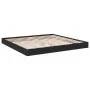 Black engineered wood bed frame 200x200 cm by vidaXL, Beds and slatted bases - Ref: Foro24-841994, Price: 94,33 €, Discount: %