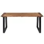 Solid acacia wood dining table 180x90 cm by vidaXL, Kitchen and dining tables - Ref: Foro24-288068, Price: 253,79 €, Discount: %