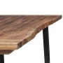 Solid acacia wood dining table 180x90 cm by vidaXL, Kitchen and dining tables - Ref: Foro24-288068, Price: 253,79 €, Discount: %