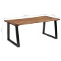 Esstisch aus massivem Akazienholz 180x90 cm von vidaXL, Küchen- und Esstische - Ref: Foro24-288068, Preis: 258,27 €, Rabatt: %