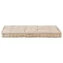 Cushion for pallets beige cotton 120x80x10 cm by vidaXL, Cushions for chairs and sofas - Ref: Foro24-48680, Price: 89,16 €, D...