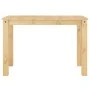 Panama dining table solid pine wood 117x60x75 cm by vidaXL, Kitchen and dining tables - Ref: Foro24-4005702, Price: 123,63 €,...
