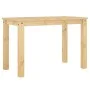Panama dining table solid pine wood 117x60x75 cm by vidaXL, Kitchen and dining tables - Ref: Foro24-4005702, Price: 123,63 €,...