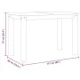 Esstisch Panama aus massivem Kiefernholz 117x60x75 cm von vidaXL, Küchen- und Esstische - Ref: Foro24-4005702, Preis: 125,71 ...