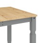 Mesa de comedor Corona madera maciza de pino gris 180x90x75 cm