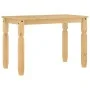 Corona dining table solid pine wood 112x60x75 cm by vidaXL, Kitchen and dining tables - Ref: Foro24-4005714, Price: 146,72 €,...