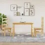 Corona dining table solid pine wood 112x60x75 cm by vidaXL, Kitchen and dining tables - Ref: Foro24-4005714, Price: 146,72 €,...