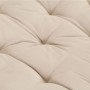 Cushion for pallets beige cotton 120x80x10 cm by vidaXL, Cushions for chairs and sofas - Ref: Foro24-48680, Price: 95,80 €, D...