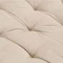 Cushion for pallets beige cotton 120x80x10 cm by vidaXL, Cushions for chairs and sofas - Ref: Foro24-48680, Price: 89,16 €, D...