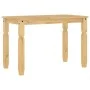 Corona dining table solid pine wood 112x60x75 cm by vidaXL, Kitchen and dining tables - Ref: Foro24-4005714, Price: 146,72 €,...