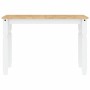 Mesa de comedor Corona madera maciza pino blanco 112x60x75 cm