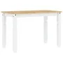 Corona dining table solid white pine wood 112x60x75 cm by vidaXL, Kitchen and dining tables - Ref: Foro24-4005716, Price: 142...