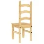 Sillas de comedor Corona 2 uds madera maciza pino 42x47x107 cm de vidaXL, Sillas de comedor - Ref: Foro24-4005723, Precio: 13...