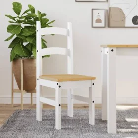 Esszimmerstühle, 2 Stück, massives weißes Kiefernholz, 40 x 46 x 99 cm von vidaXL, Essstühle - Ref: Foro24-4005728, Preis: 11...