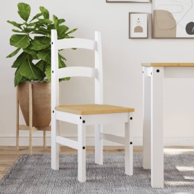 Esszimmerstühle, 2 Stück, massives weißes Kiefernholz, 40 x 46 x 99 cm von vidaXL, Essstühle - Ref: Foro24-4005728, Preis: 11...