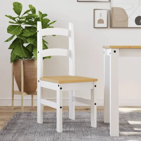 Esszimmerstühle, 2 Stück, massives weißes Kiefernholz, 40 x 46 x 99 cm von vidaXL, Essstühle - Ref: Foro24-4005728, Preis: 11...