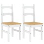 Esszimmerstühle, 2 Stück, massives weißes Kiefernholz, 40 x 46 x 99 cm von vidaXL, Essstühle - Ref: Foro24-4005728, Preis: 11...