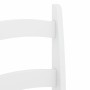 Sillas de comedor 2 uds madera maciza pino blanco 40x46x99 cm de vidaXL, Sillas de comedor - Ref: Foro24-4005728, Precio: 112...