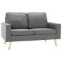 Zweiplätziges Sofa aus hellgrauem Stoff von vidaXL, Sofas - Ref: Foro24-288703, Preis: 235,78 €, Rabatt: %