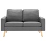 Zweiplätziges Sofa aus hellgrauem Stoff von vidaXL, Sofas - Ref: Foro24-288703, Preis: 238,10 €, Rabatt: %