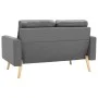 Zweiplätziges Sofa aus hellgrauem Stoff von vidaXL, Sofas - Ref: Foro24-288703, Preis: 235,78 €, Rabatt: %