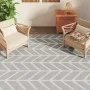 Alfombra de exterior PP gris 190x290 cm de vidaXL, Protectores para exterior - Ref: Foro24-368544, Precio: 61,67 €, Descuento: %