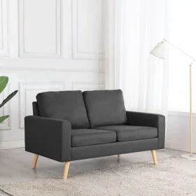 2 seater sofa in dark gray fabric by vidaXL, Sofas - Ref: Foro24-288704, Price: 234,11 €, Discount: %