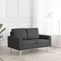 2 seater sofa in dark gray fabric by vidaXL, Sofas - Ref: Foro24-288704, Price: 234,11 €, Discount: %