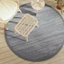 Alfombra de exterior PP gris Ø160 cm de vidaXL, Protectores para exterior - Ref: Foro24-368483, Precio: 29,95 €, Descuento: %