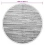 Alfombra de exterior PP gris Ø160 cm de vidaXL, Protectores para exterior - Ref: Foro24-368483, Precio: 29,95 €, Descuento: %