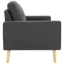 2 seater sofa in dark gray fabric by vidaXL, Sofas - Ref: Foro24-288704, Price: 234,11 €, Discount: %