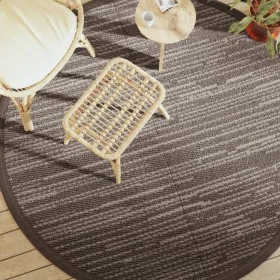 Brown PP outdoor rug Ø200 cm by vidaXL, Outdoor protectors - Ref: Foro24-368488, Price: 43,03 €, Discount: %