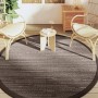 Alfombra de exterior PP marrón Ø200 cm de vidaXL, Protectores para exterior - Ref: Foro24-368488, Precio: 43,75 €, Descuento: %