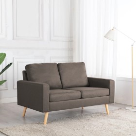 Two-seater fabric sofa in taupe gray color by vidaXL, Sofas - Ref: Foro24-288711, Price: 311,96 €, Discount: %