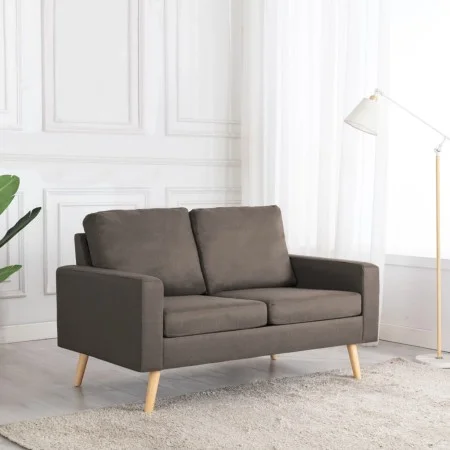 Sofá de 2 plazas de tela color gris topo de vidaXL, Sofás - Ref: Foro24-288711, Precio: 306,17 €, Descuento: %