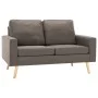 Two-seater fabric sofa in taupe gray color by vidaXL, Sofas - Ref: Foro24-288711, Price: 306,17 €, Discount: %