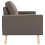 Two-seater fabric sofa in taupe gray color by vidaXL, Sofas - Ref: Foro24-288711, Price: 306,17 €, Discount: %