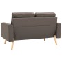 Sofá de 2 plazas de tela color gris topo de vidaXL, Sofás - Ref: Foro24-288711, Precio: 311,96 €, Descuento: %
