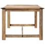 Mesa de comedor madera maciza de mango 200x100x75 cm
