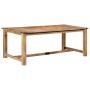 Mesa de comedor madera maciza de mango 200x100x75 cm