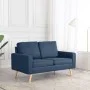 Two-seater blue fabric sofa by vidaXL, Sofas - Ref: Foro24-288707, Price: 287,36 €, Discount: %