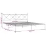 Bettgestell aus Metall mit weißem Kopfteil 193x203 cm von vidaXL, Betten und Lattenroste - Ref: Foro24-376557, Preis: 122,46 ...