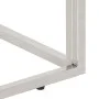 Console table stainless steel solid wood silver by vidaXL, Side tables - Ref: Foro24-349989, Price: 92,63 €, Discount: %