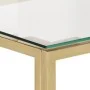 Mesa consola acero inoxidable dorado y vidrio templado by vidaXL, Side tables - Ref: Foro24-350010, Price: 149,65 €, Discount: %